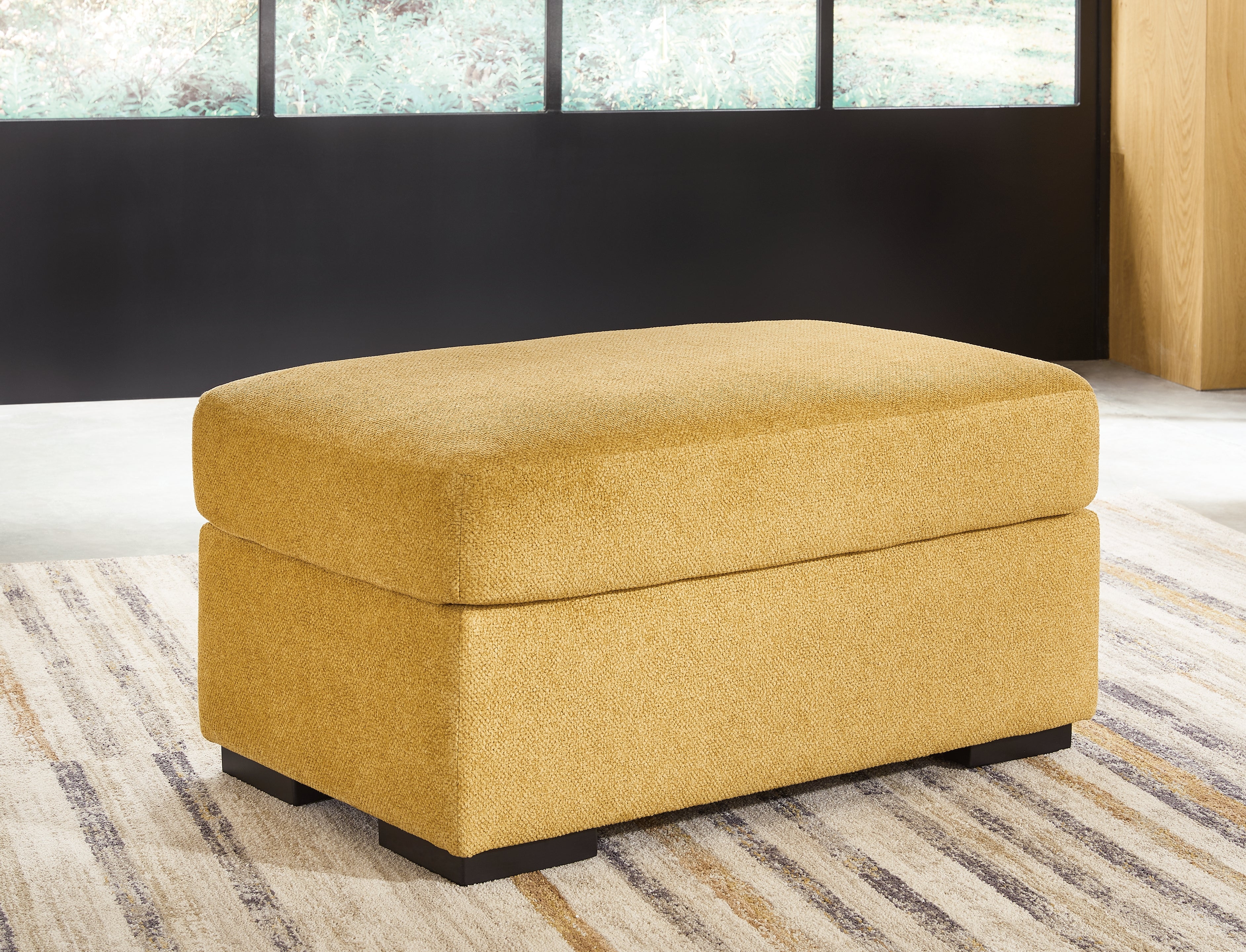 Elite Furniture Outlet - Ashley Furniture - Keerwick Living Room - Ottoman / Sunflower - 6750614