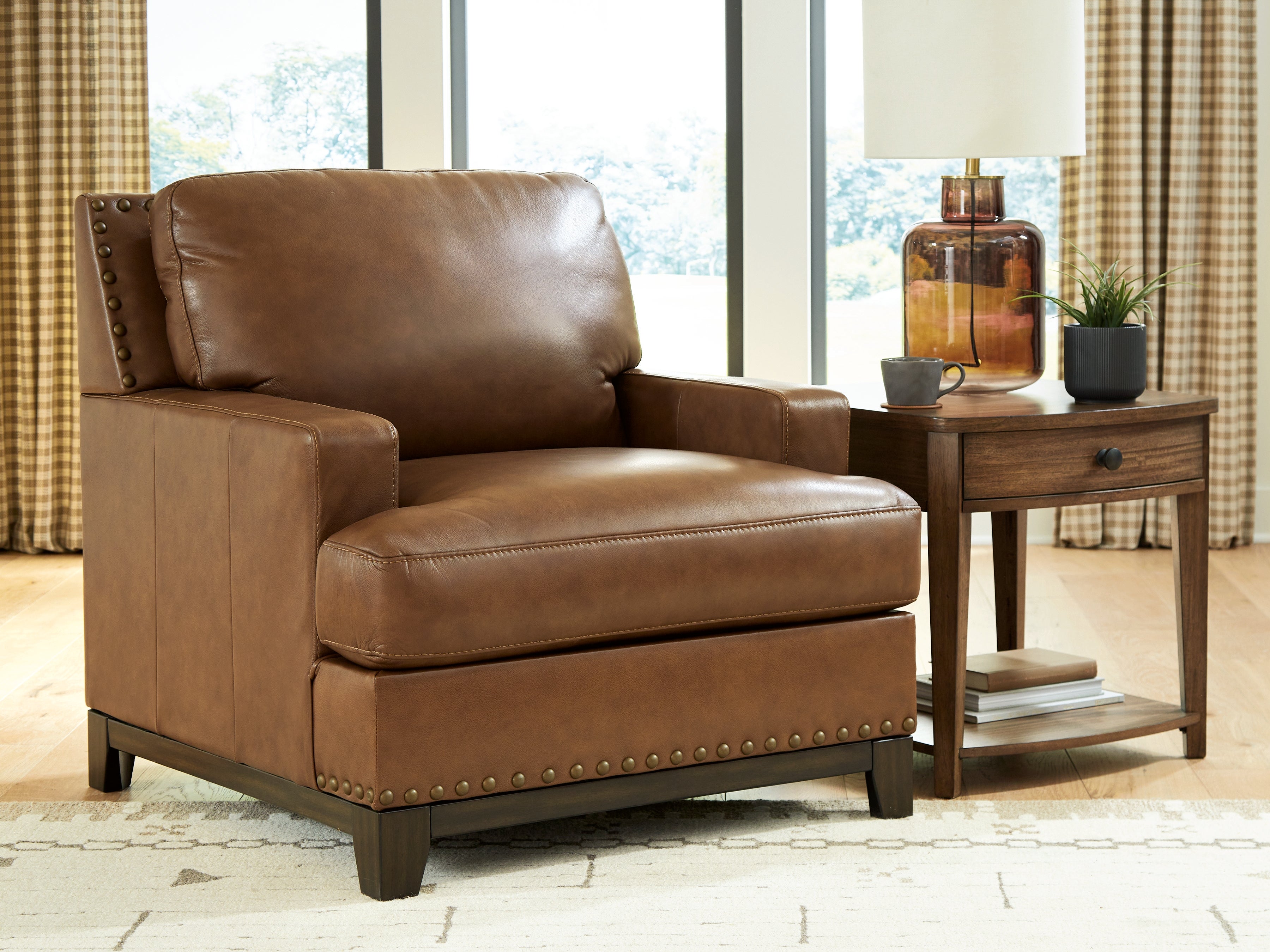 Elite Furniture Outlet - Ashley Furniture - Saonara Living Room - Chair / Amber - PC7310920