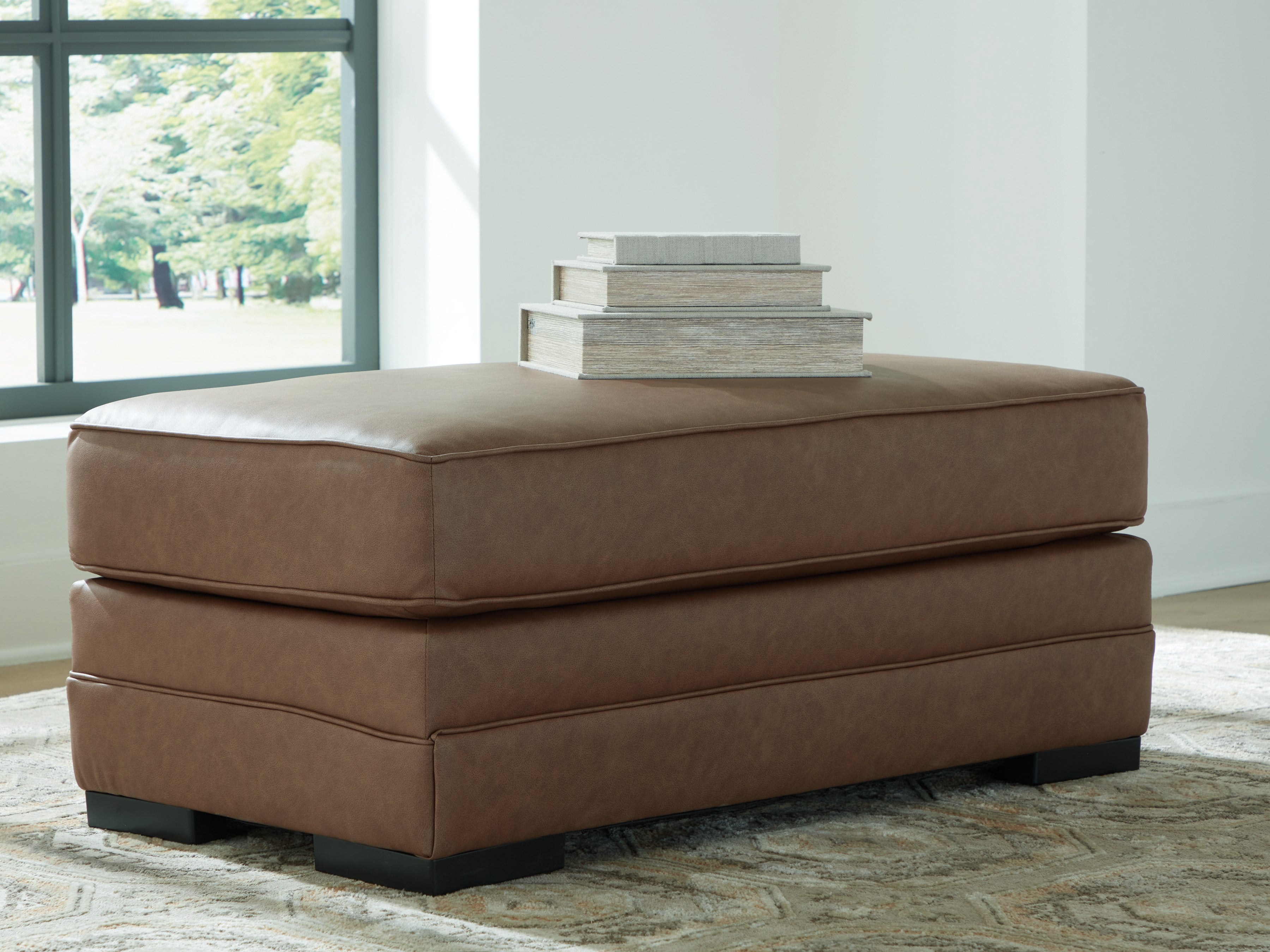 Elite Furniture Outlet - Ashley Furniture - VillaCourt Living Room - Ottoman / Caramel - 7490914
