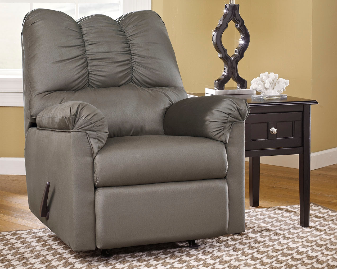 Elite Furniture Outlet - Ashley Furniture - Darcy Living Room - Rocker Recliner / Cobblestone - 7500525