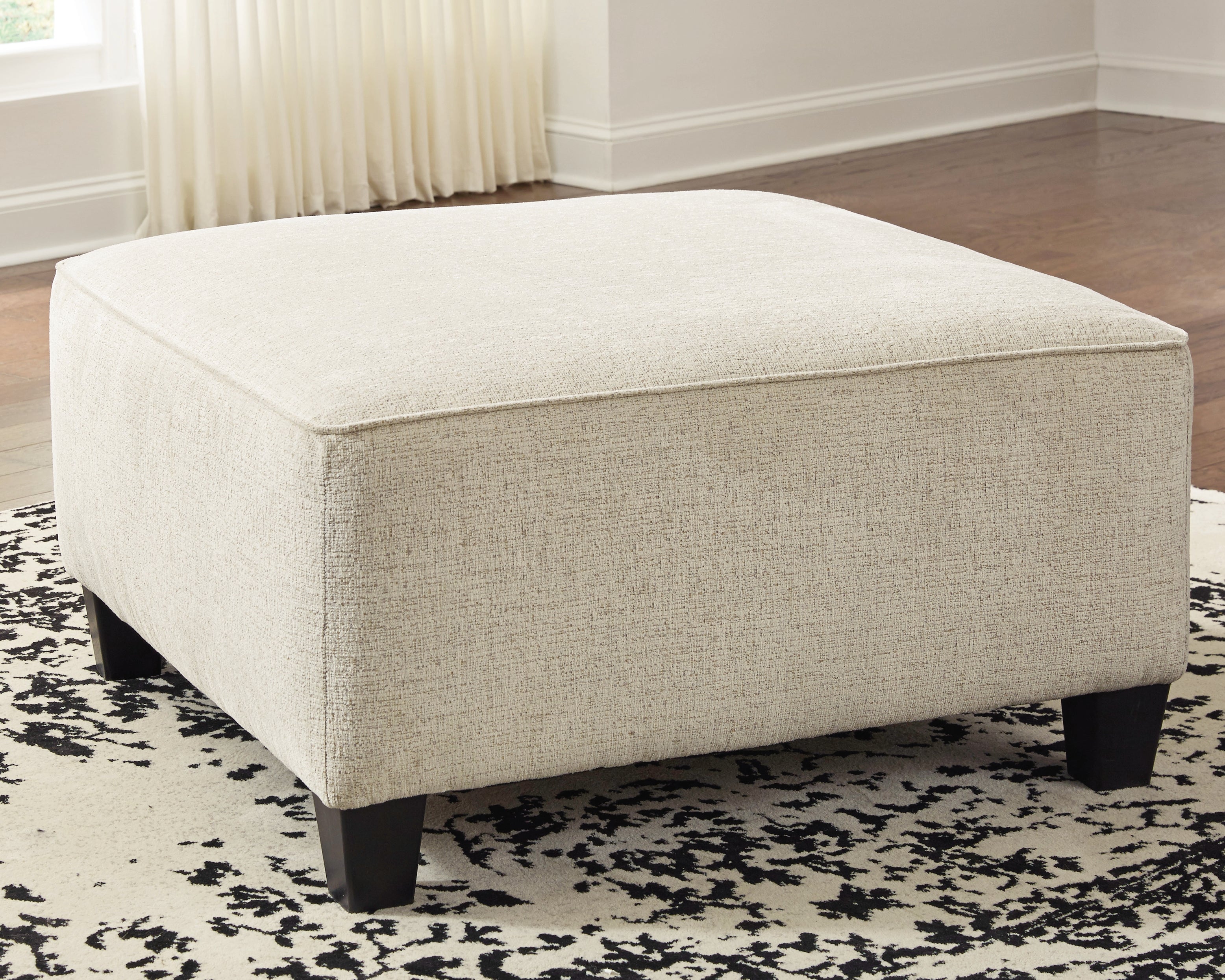 Elite Furniture Outlet - Ashley Furniture - Abinger Living Room - Oversized Accent Ottoman / Natural - 8390408