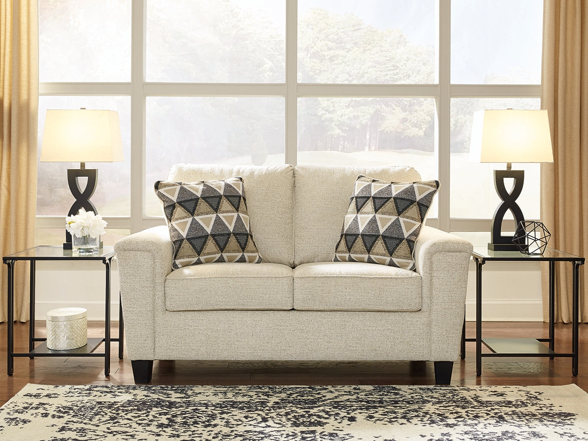Elite Furniture Outlet - Ashley Furniture - Abinger Living Room - Loveseat / Natural - 8390435