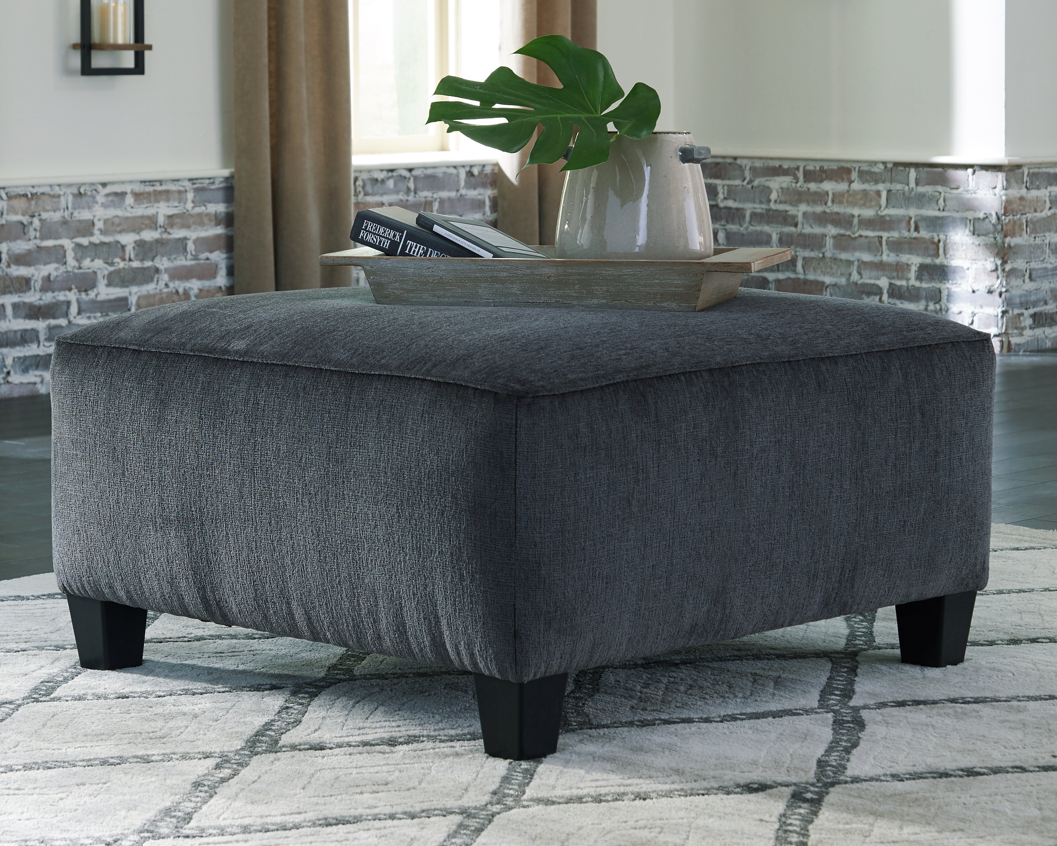Elite Furniture Outlet - Ashley Furniture - Abinger Living Room - Ottoman / Natural - 8390414