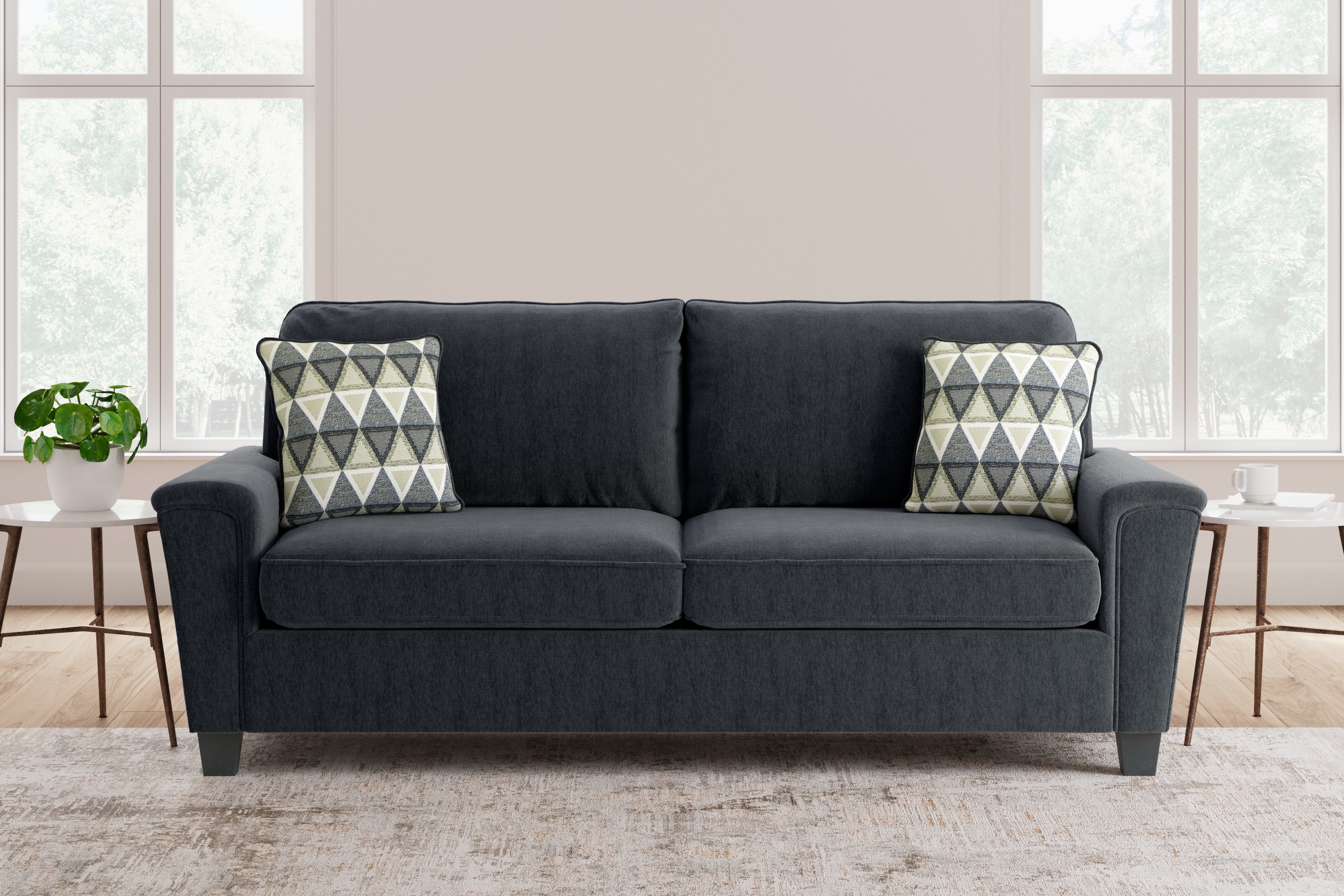 Elite Furniture Outlet - Ashley Furniture - Abinger Living Room - Sofa / Smoke - 8390538