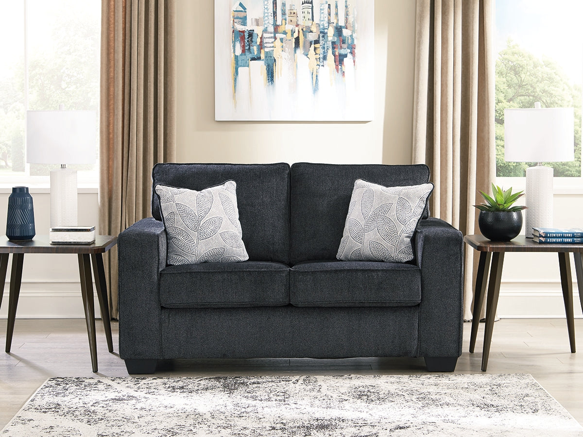 Elite Furniture Outlet - Ashley Furniture - Altari Living Room - Loveseat / Slate - 8721335