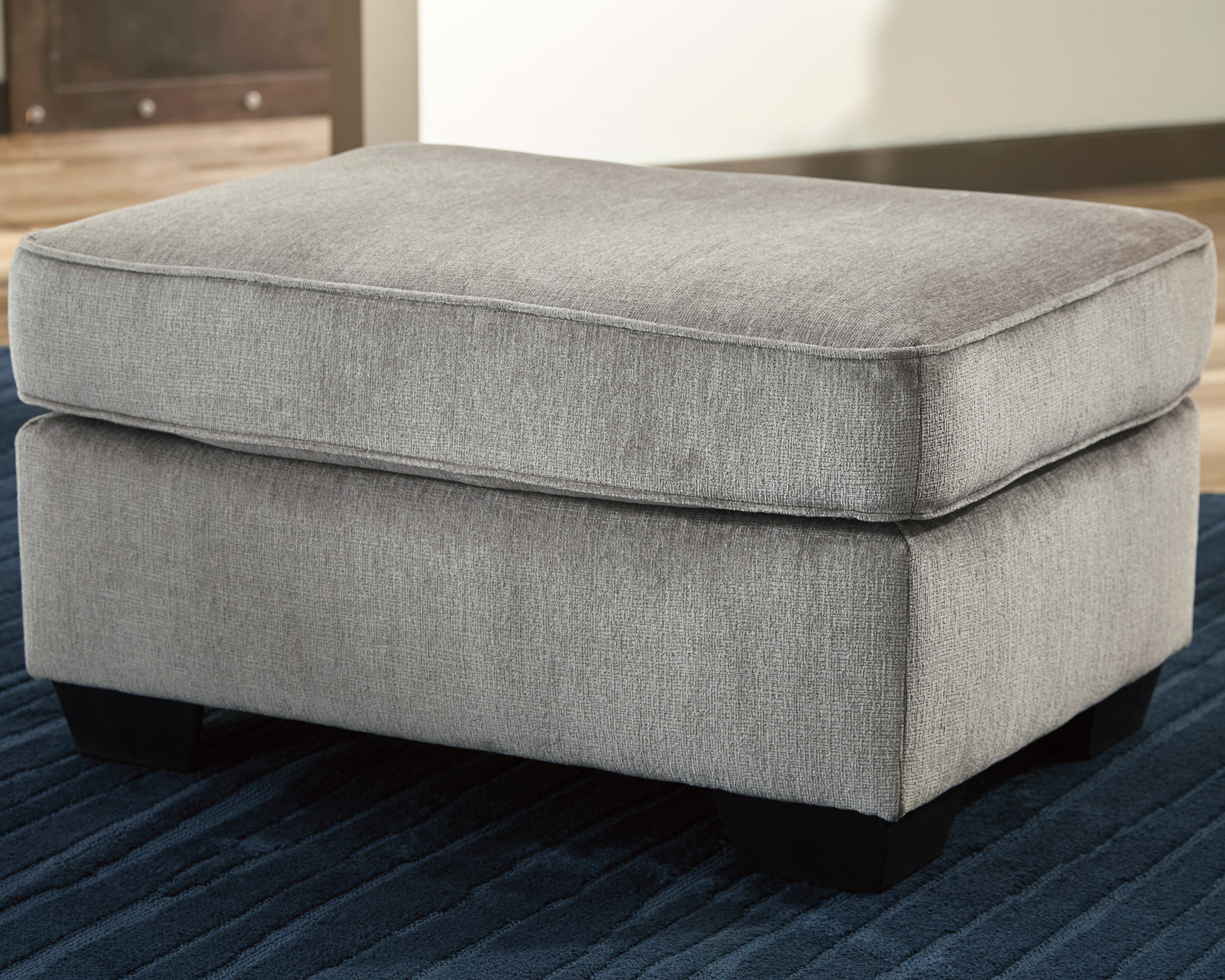 Elite Furniture Outlet - Ashley Furniture - Altari Living Room - Ottoman / Alloy - 8721414