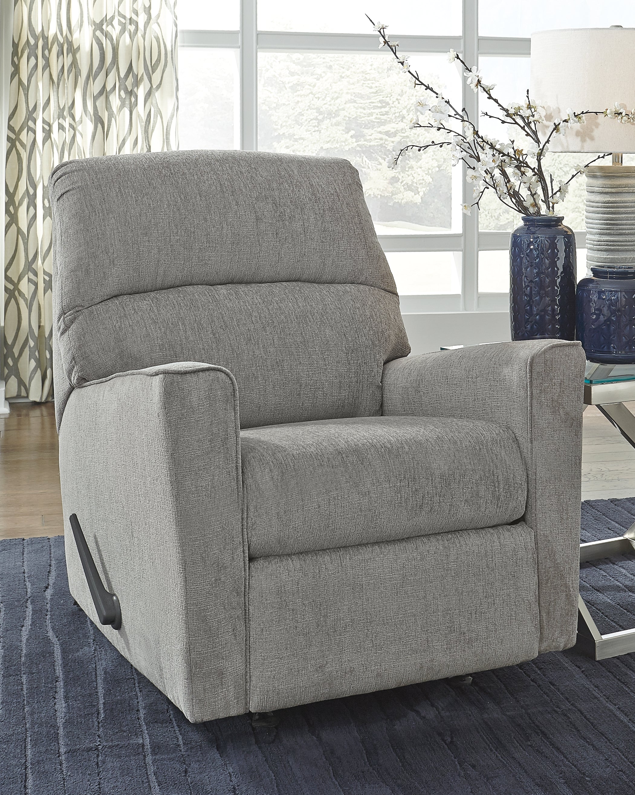 Elite Furniture Outlet - Ashley Furniture - Altari Living Room - Rocker Recliner / Alloy - 8721425