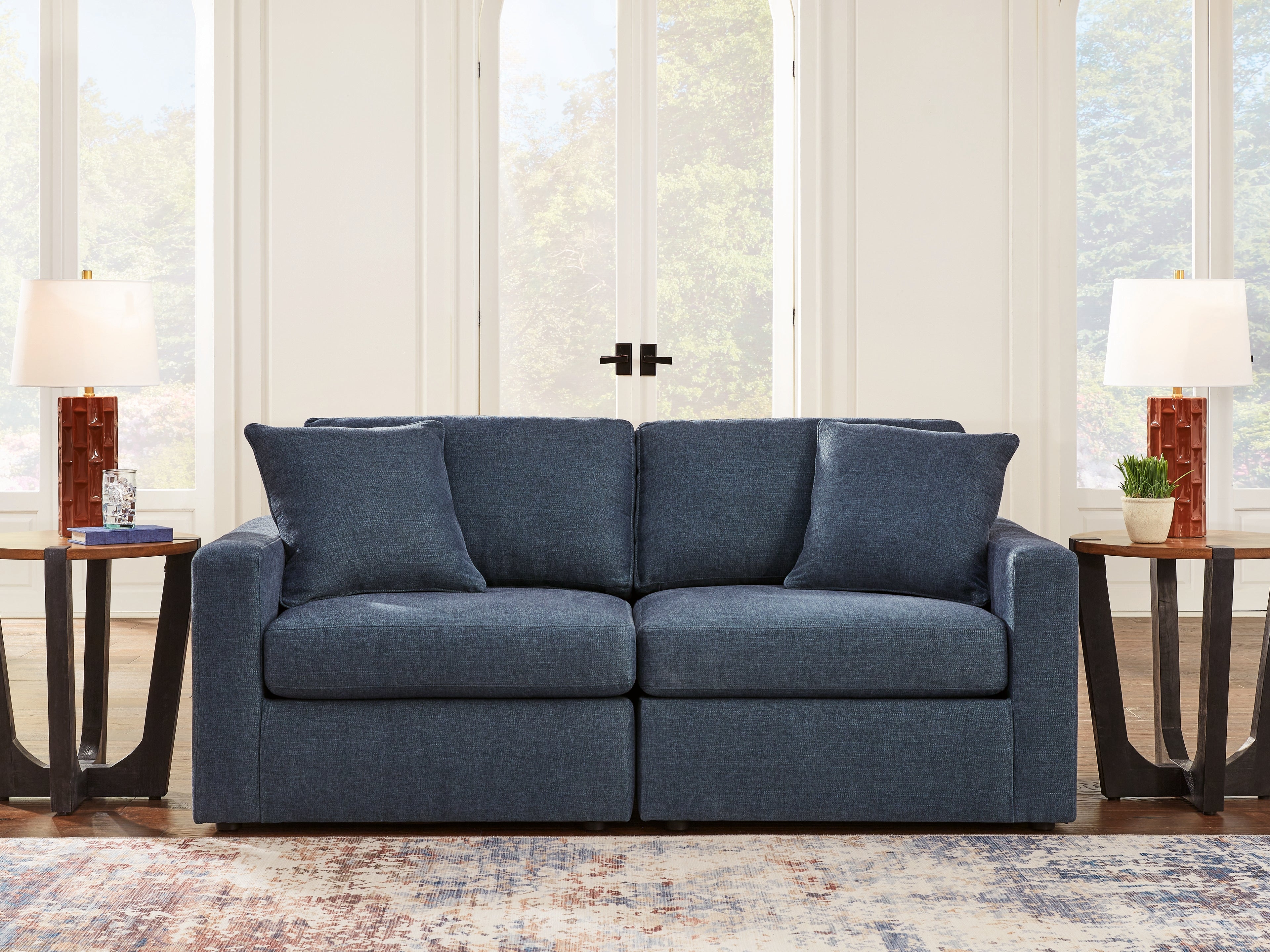 Elite Furniture Outlet - Ashley Furniture - Modmax Sectional - RAF 2-Piece Sectional / Ink - 92101S1