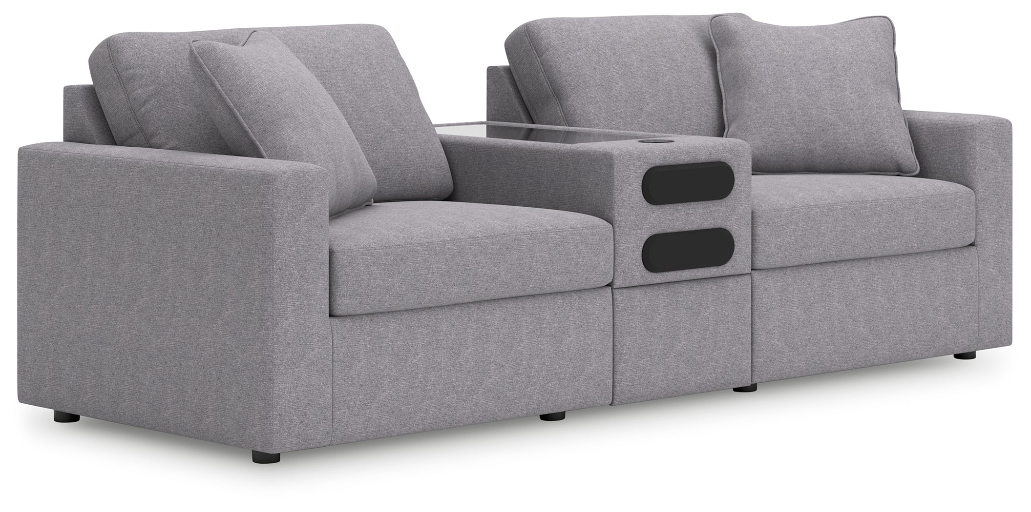 Elite Furniture Outlet - Ashley Furniture - Modmax Sectional - RAF 3-Piece Sectional / Granite - 92104S13