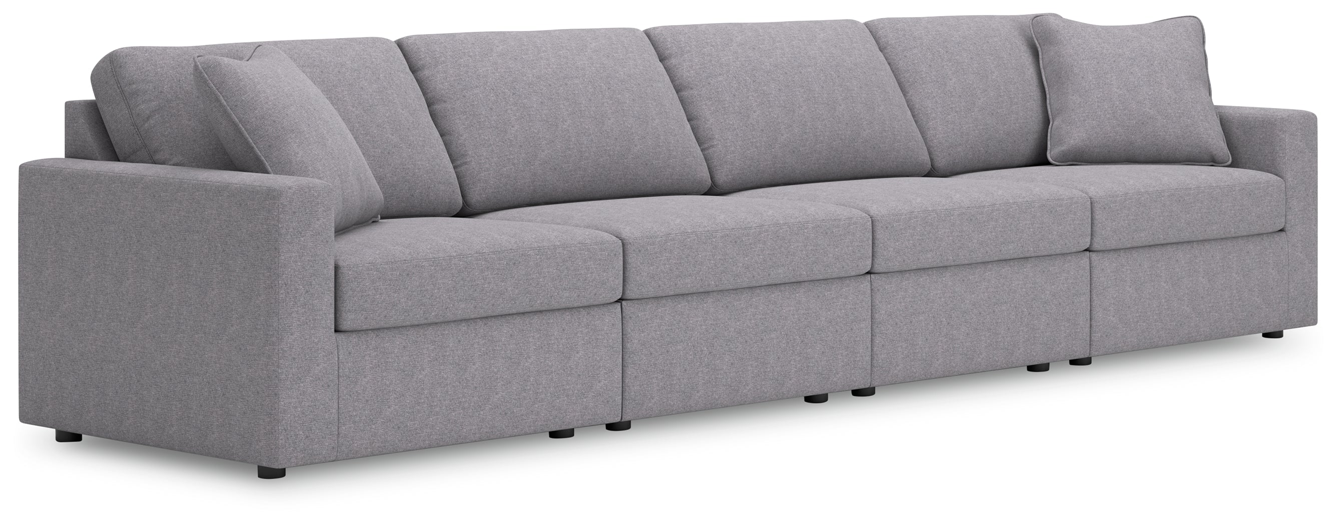 Elite Furniture Outlet - Ashley Furniture - Modmax Sectional - RAF 4-Piece Sectional / Granite - 92104S10