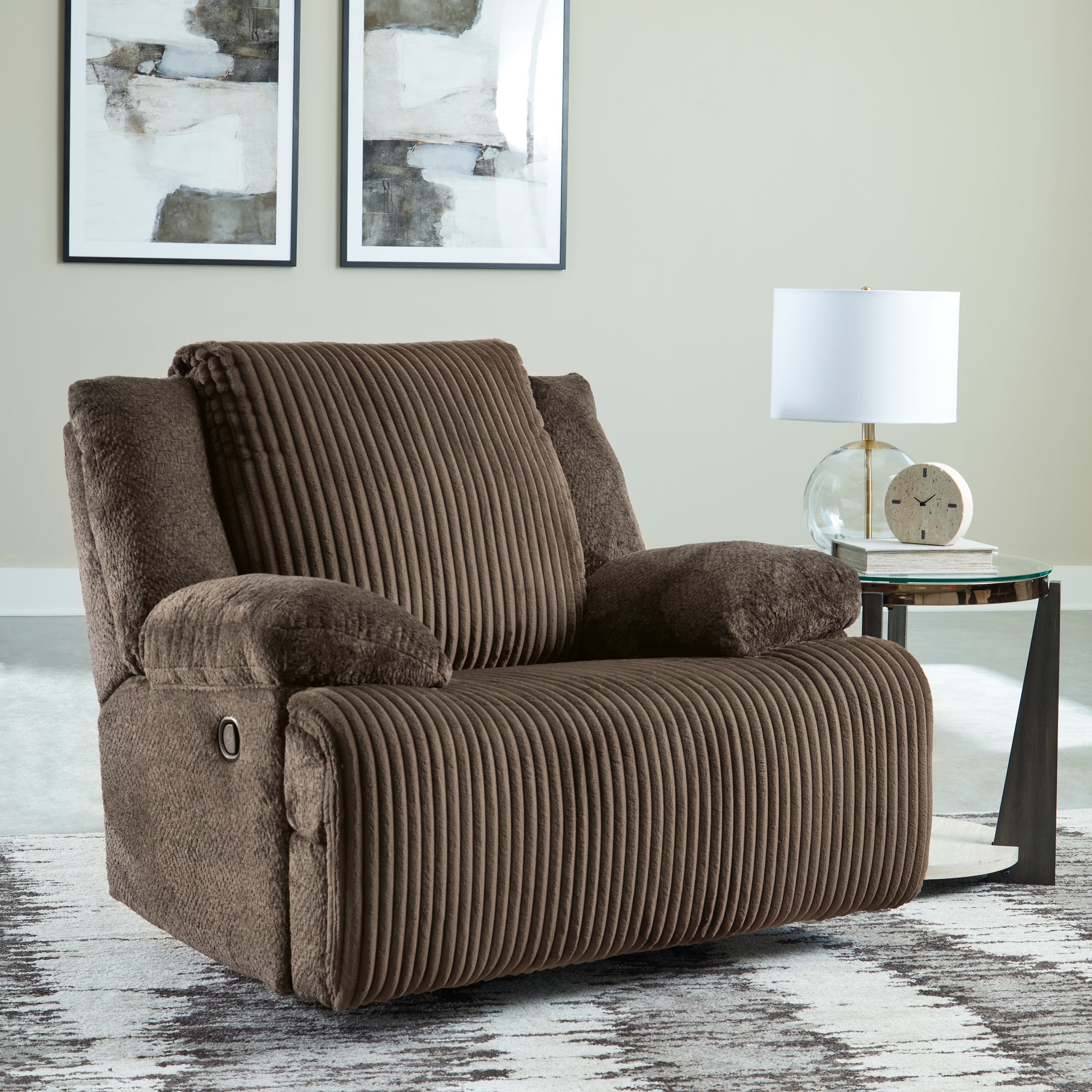 Elite Furniture Outlet - Ashley Furniture - Top Tier Living Room - Rocker Recliner / Chocolate - 9270525