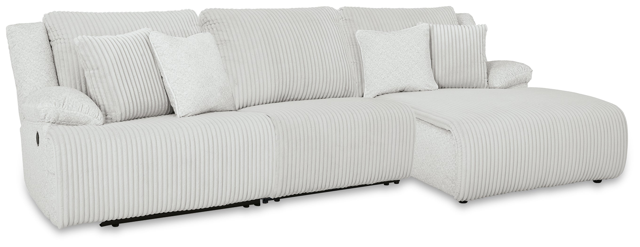 Elite Furniture Outlet - Ashley Furniture - Top Tier Sectional - 3-Piece Sectional Chofa / Alloy - 92706S10