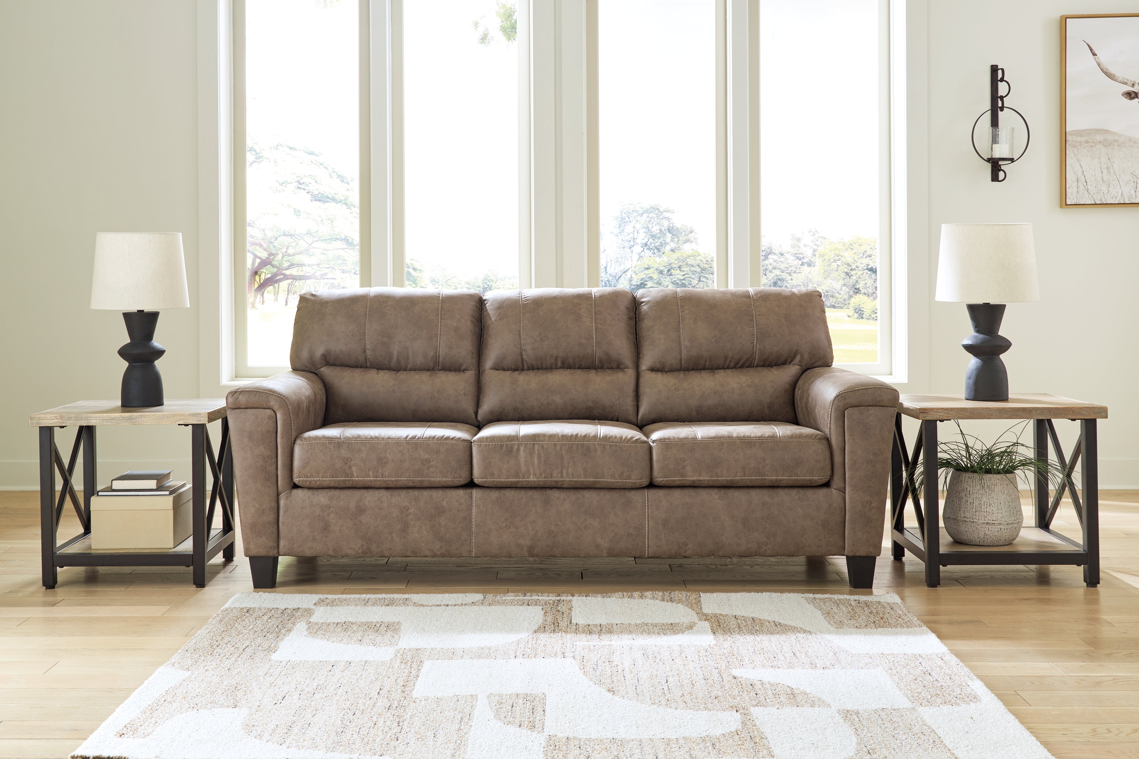 Elite Furniture Outlet - Ashley Furniture - Navi Living Room - Sofa / Fossil - 9400438