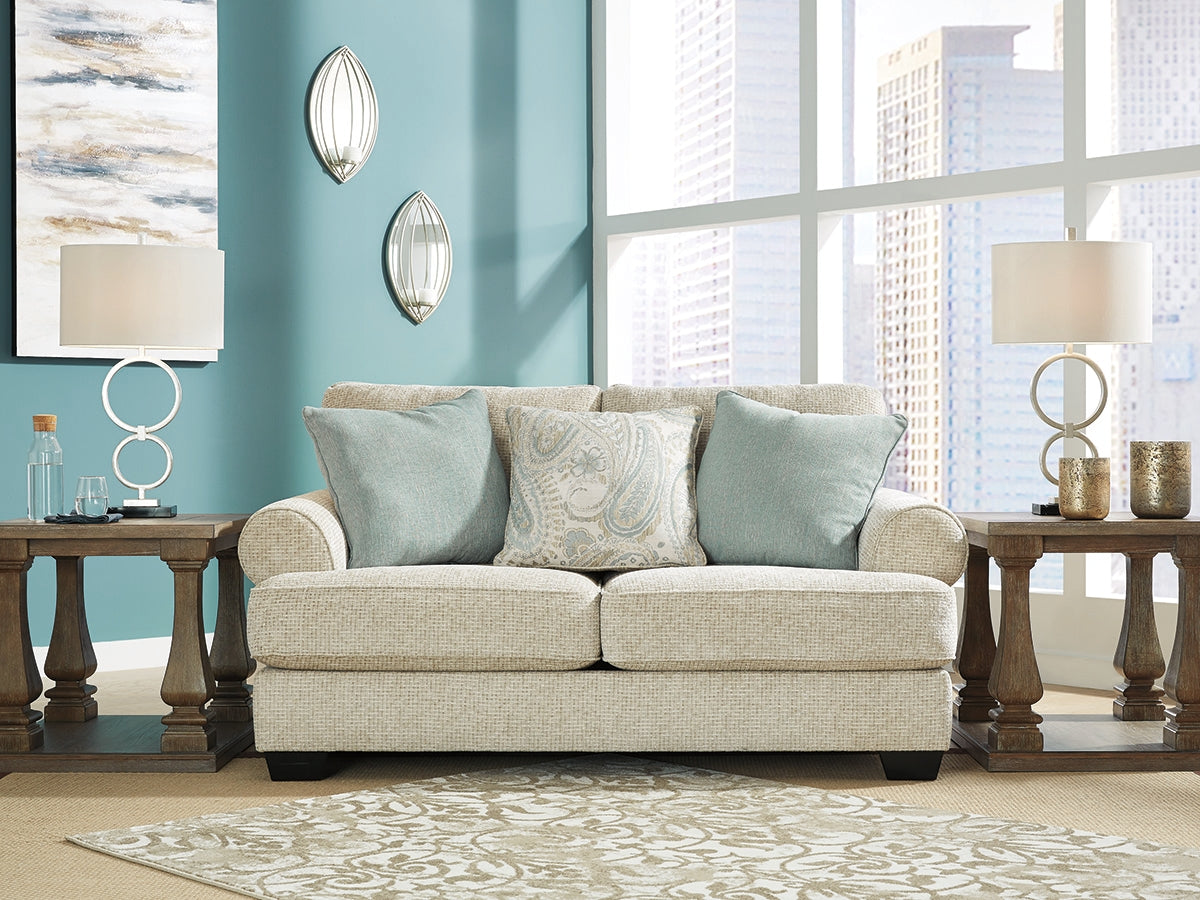 Elite Furniture Outlet - Ashley Furniture - Monaghan Living Room - Loveseat / Sandstone - 9620535