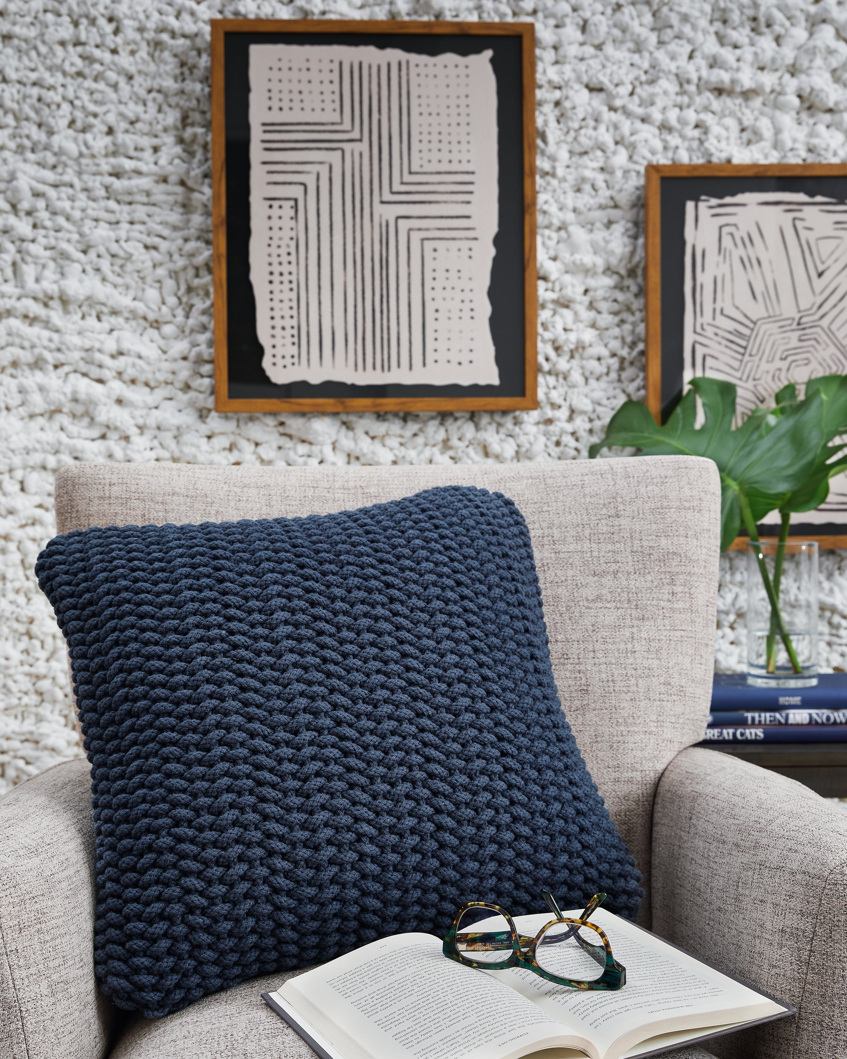 Elite Furniture Outlet - Ashley Furniture - Renemore Pillows - Pillow (4/CS) / Blue - A1000473
