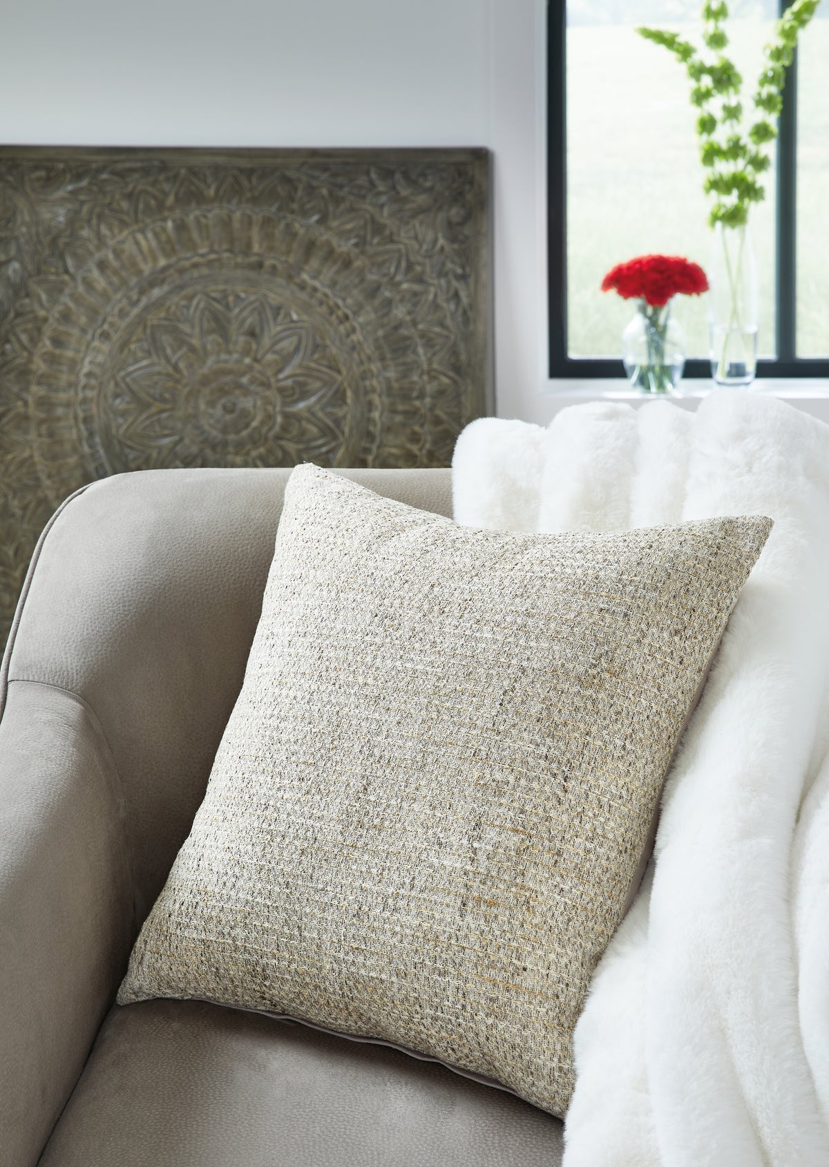 Elite Furniture Outlet - Ashley Furniture - Erline Pillows - Pillow / Cement - A1000895P
