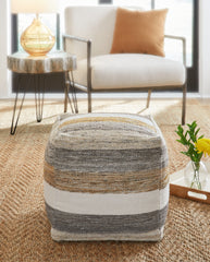 Elite Furniture Outlet - Ashley Furniture - Josalind Pouf - Pouf / Multi - A1000935