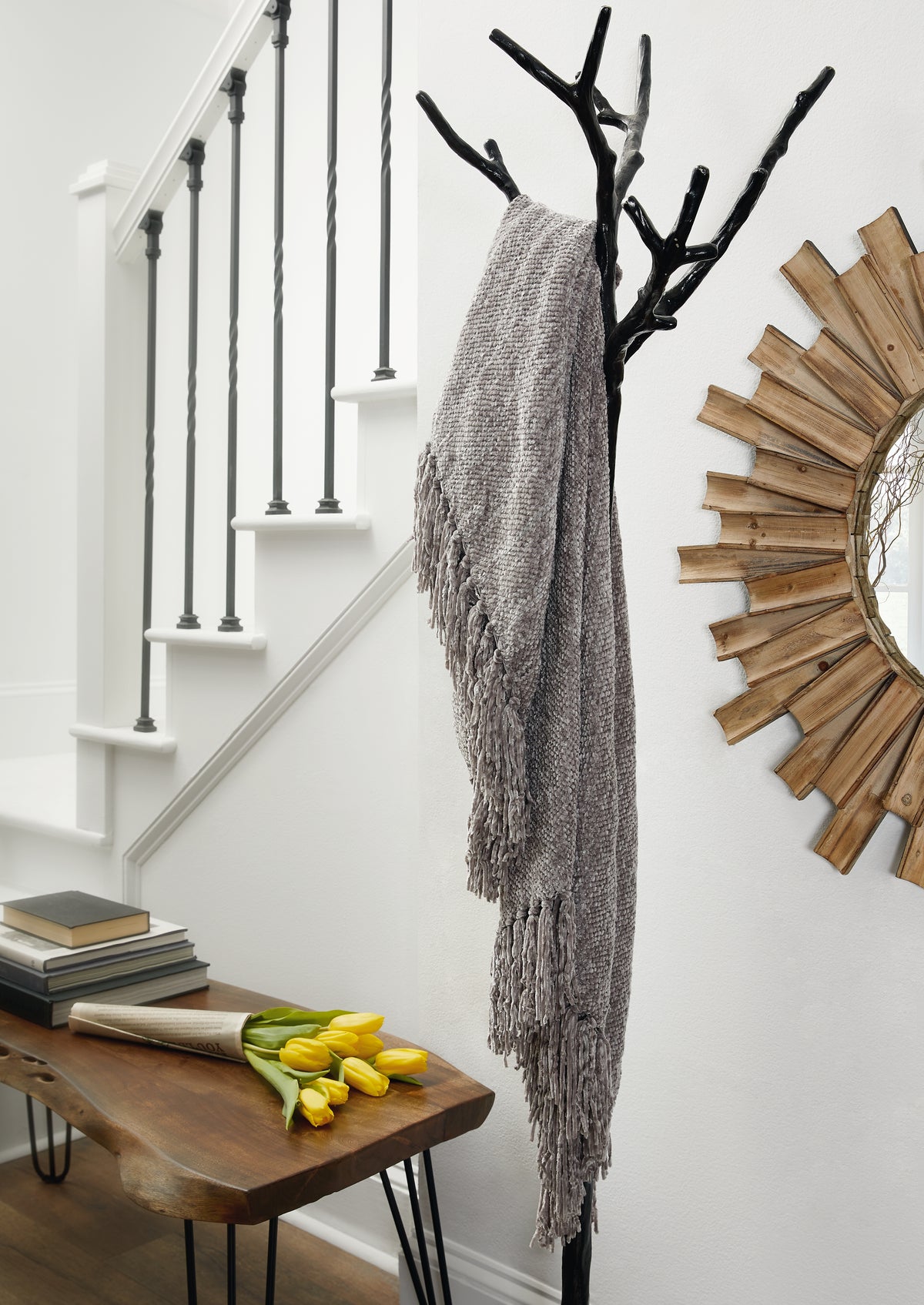 Elite Furniture Outlet - Ashley Furniture - Tamish Throw - Throw / Gray - A1001026T