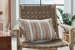 Elite Furniture Outlet - Ashley Furniture - Benish Pillows - Pillow / Tan/Brown/White - A1001047P
