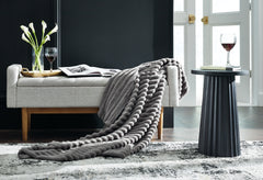 Elite Furniture Outlet - Ashley Furniture - Alsonwell Throw (Set of 3) - Throw (3/CS) / Gray - A1001081