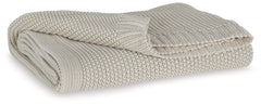 Elite Furniture Outlet - Ashley Furniture - Gayelery Throw (Set of 3) - Throw (3/CS) / Sand - A1001084