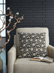 Elite Furniture Outlet - Ashley Furniture - Alanderson Pillows - Pillow (4/CS) / Black/Ivory - A1001100