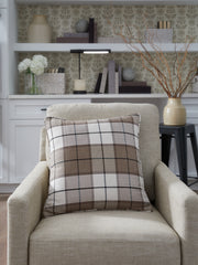 Elite Furniture Outlet - Ashley Furniture - Godricton Pillows - Pillow (4/CS) / Brown/Black/Cream - A1001103