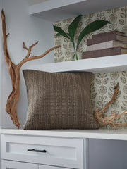 Elite Furniture Outlet - Ashley Furniture - Landcher Pillows - Pillow (4/CS) / Brown - A1001104