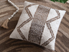 Elite Furniture Outlet - Ashley Furniture - Brettwood Pillows - Pillow (4/CS) / Ivory/Brown - A1001125