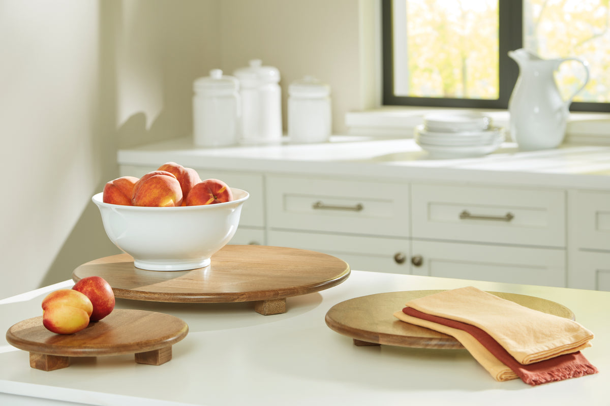 Elite Furniture Outlet - Ashley Furniture - Kaidler Tray Set (Set of 3) - Tray Set (3/CN) / Brown - A2000614