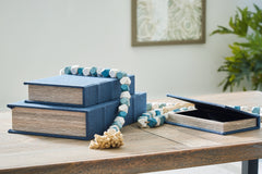 Elite Furniture Outlet - Ashley Furniture - Jolina Box Set (set of 3) - Box Set (3/CN) / Blue - A2000617
