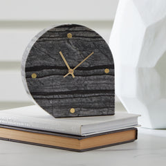 Elite Furniture Outlet - Ashley Furniture - Janmour Table Clock (Set of 2) - Table Clock (2/CS) / Black - A2000661
