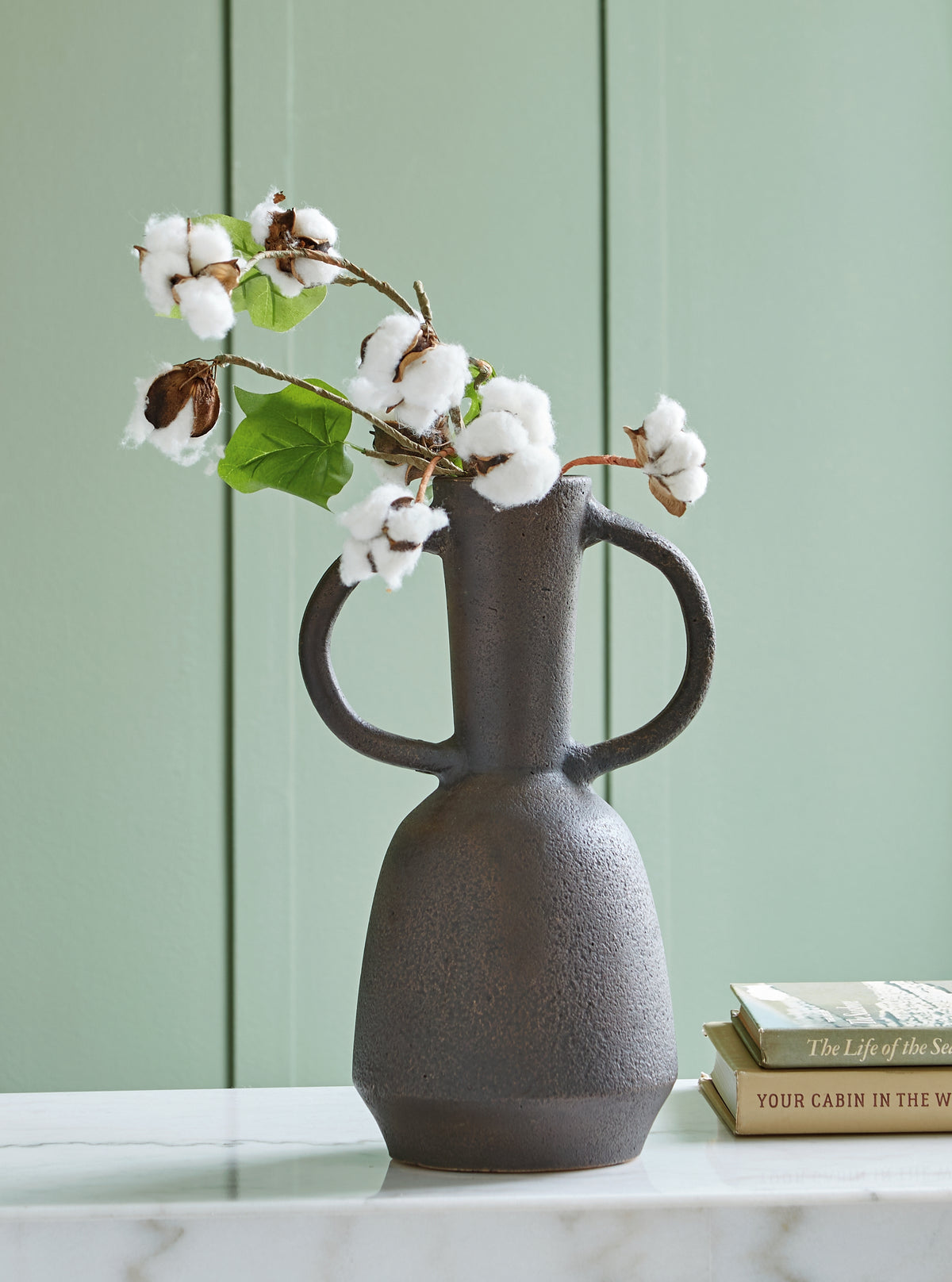 Elite Furniture Outlet - Ashley Furniture - Aadeen Vase - Vase / Distressed Brown - A2000673