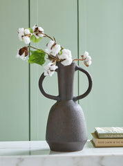 Elite Furniture Outlet - Ashley Furniture - Aadeen Vase - Vase / Distressed Brown - A2000673