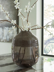 Elite Furniture Outlet - Ashley Furniture - Harpwick Vase - Vase / Iridescent Gray - A2000727