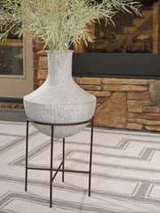 Elite Furniture Outlet - Ashley Furniture - Estonbank Vase - Vase Set / Distressed Cream - A2000748A1