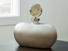 Elite Furniture Outlet - Ashley Furniture - Acario Jar - Jar / Taupe/Gold Finish - A2000781
