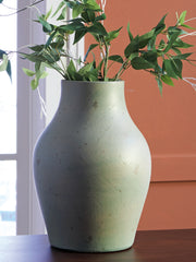 Elite Furniture Outlet - Ashley Furniture - Baychester Vase - Vase / Antique Green - A2000806