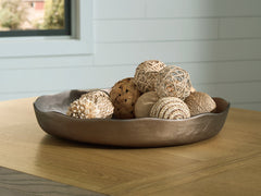 Elite Furniture Outlet - Ashley Furniture - Wallmen Tray - Tray / Champagne Gold Finish - A2000817