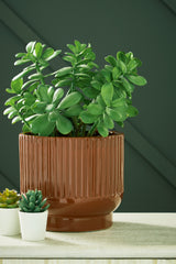 Elite Furniture Outlet - Ashley Furniture - Avalyah Vase - Vase / Burnt Umber - A2900021V
