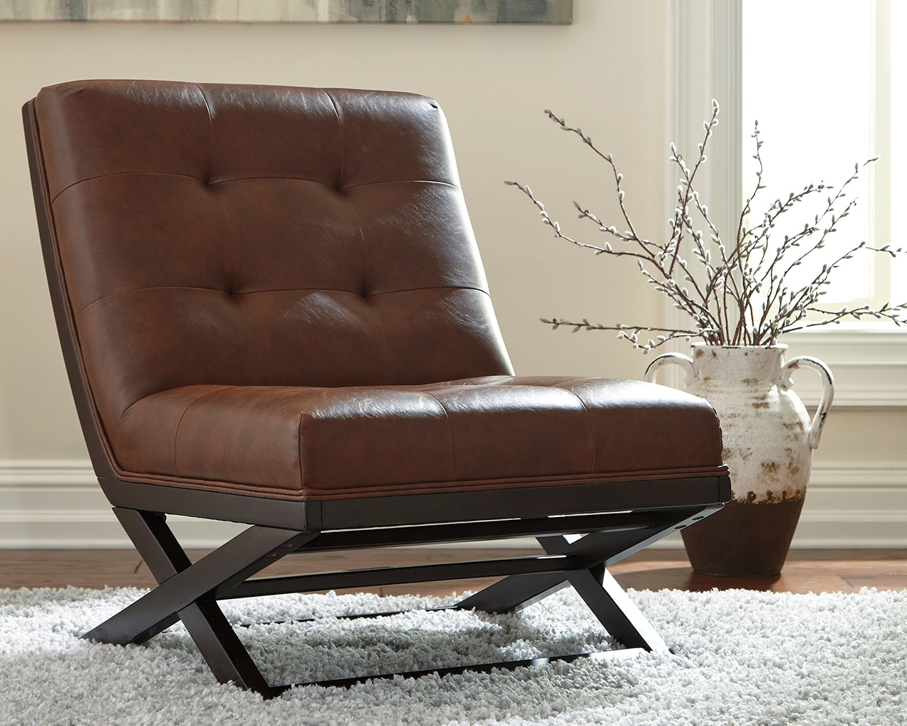 Elite Furniture Outlet - Ashley Furniture - Sidewinder Accent Chair - Accent Chair / Brown - A3000031