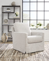 Elite Furniture Outlet - Ashley Furniture - Nenana Next-Gen Nuvella Swivel Glider Accent Chair - Swivel Glider Accent Chair / Denim - A3000646