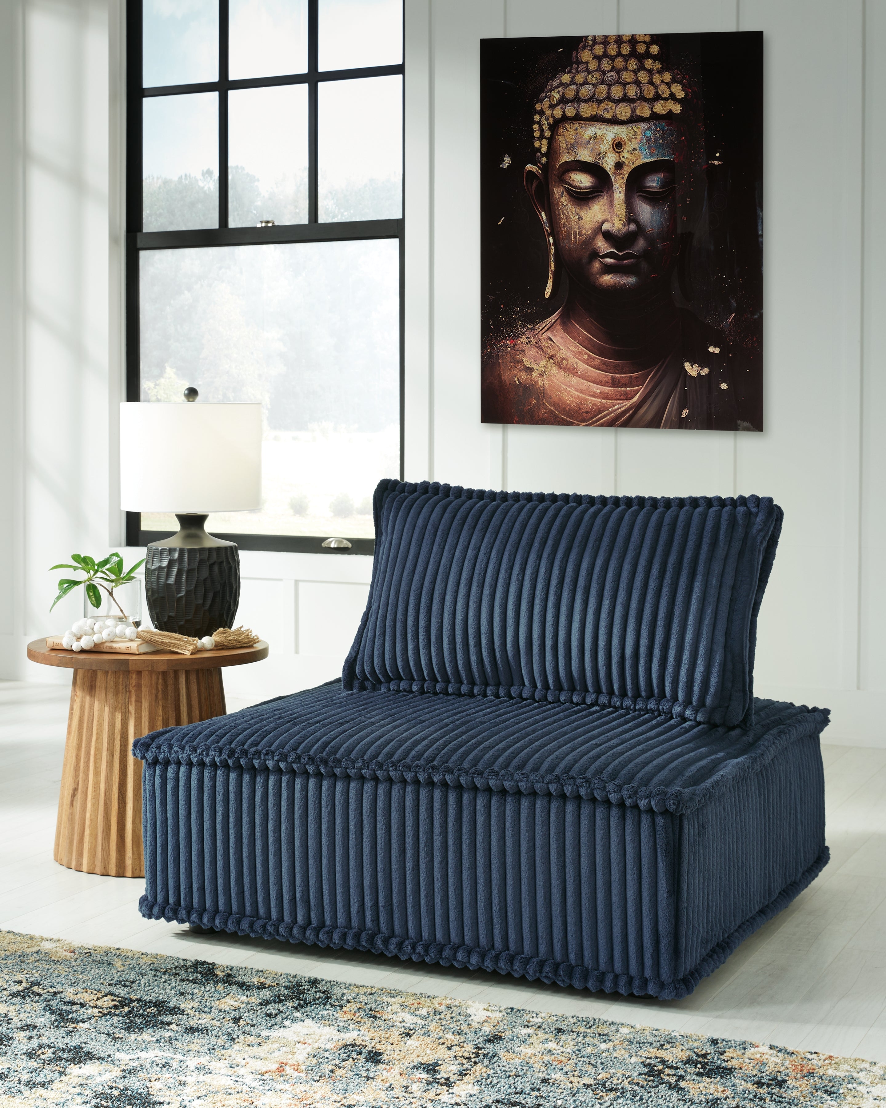Elite Furniture Outlet - Ashley Furniture - Bales Accent Chair - Accent Chair / Navy - A3000662