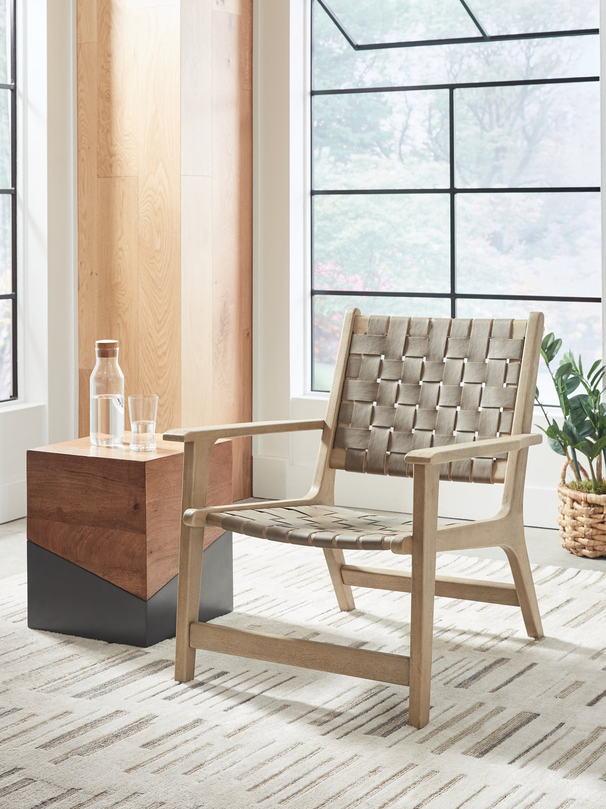 Elite Furniture Outlet - Ashley Furniture - Jameset Accent Chair - Accent Chair / Taupe - A3000673