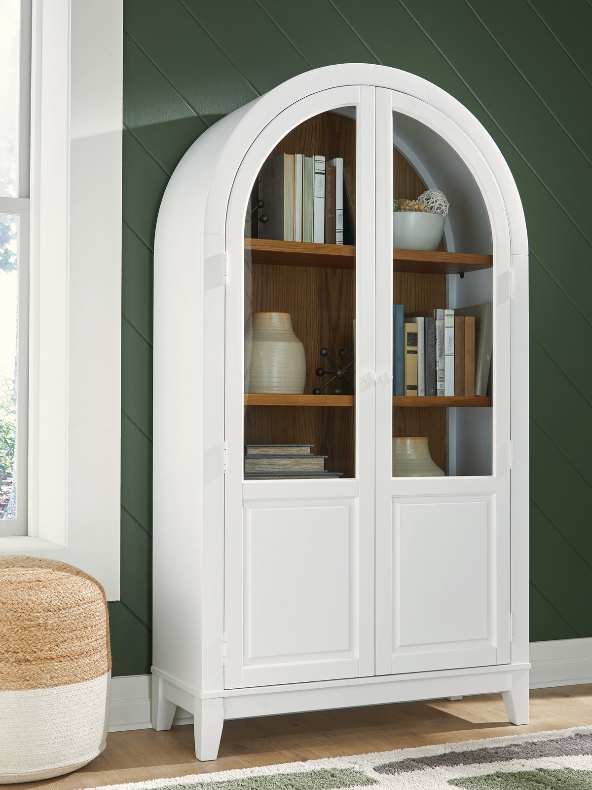 Elite Furniture Outlet - Ashley Furniture - Dagandale Accent Cabinet - Accent Cabinet / Natural/Black - A4000705