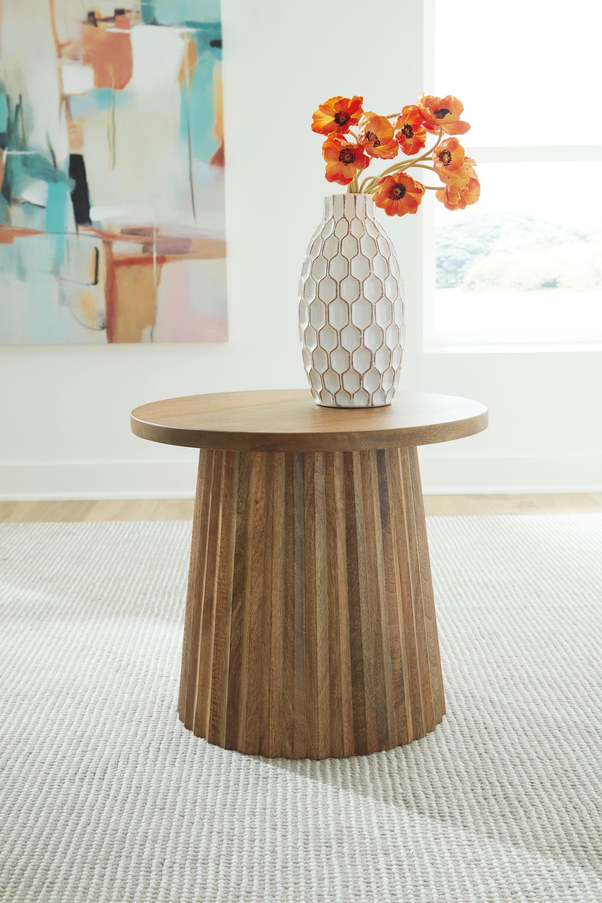 Elite Furniture Outlet - Ashley Furniture - Ceilby Accent Table - Accent Table / Natural - A4000602