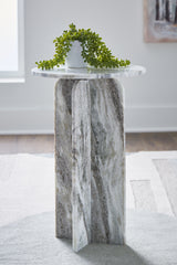 Elite Furniture Outlet - Ashley Furniture - Keithwell Accent Table - Accent Table / Gray - A4000610