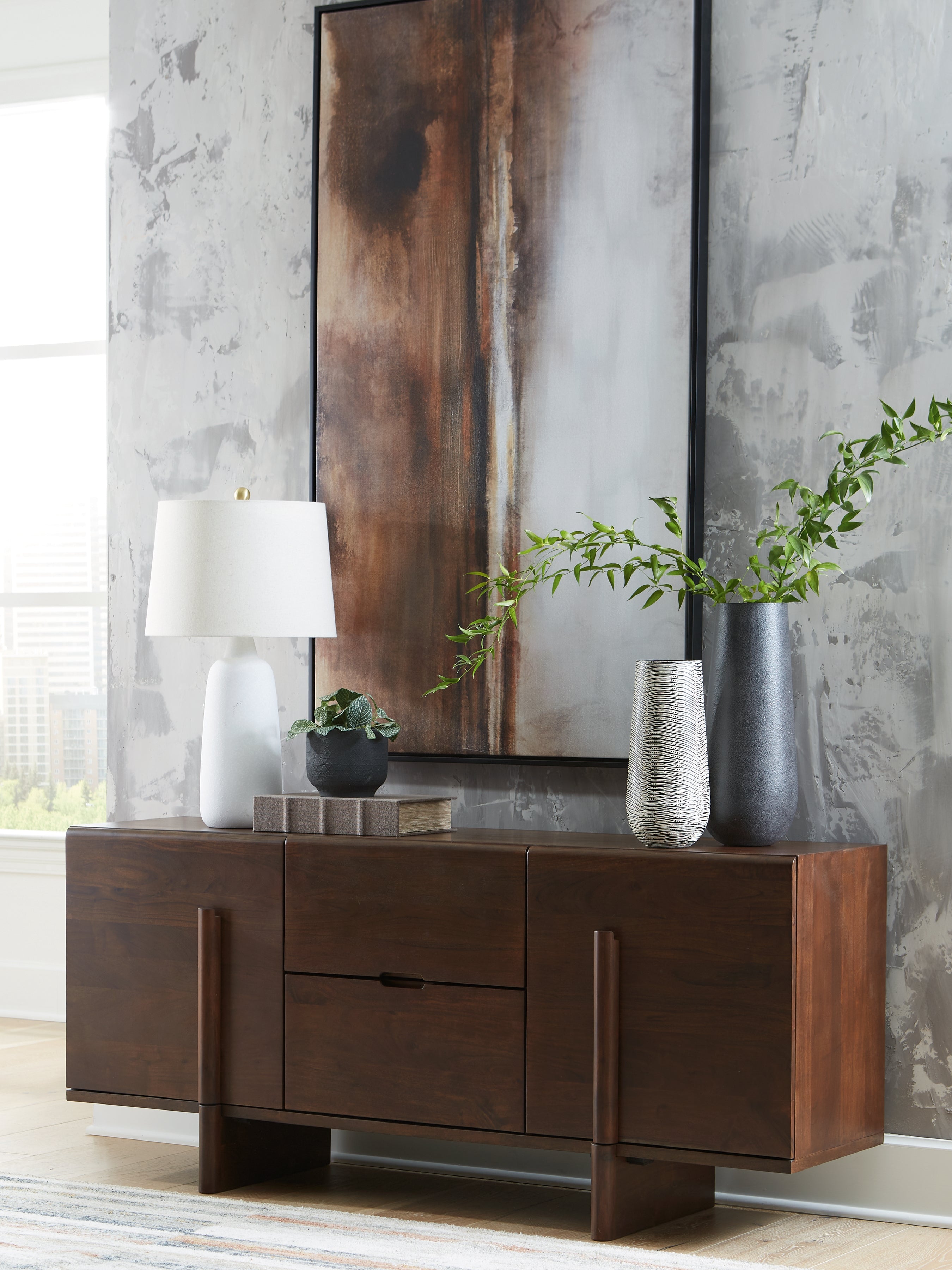 Elite Furniture Outlet - Ashley Furniture - Kydler Accent Cabinet - Accent Cabinet / Medium Brown - A4000678