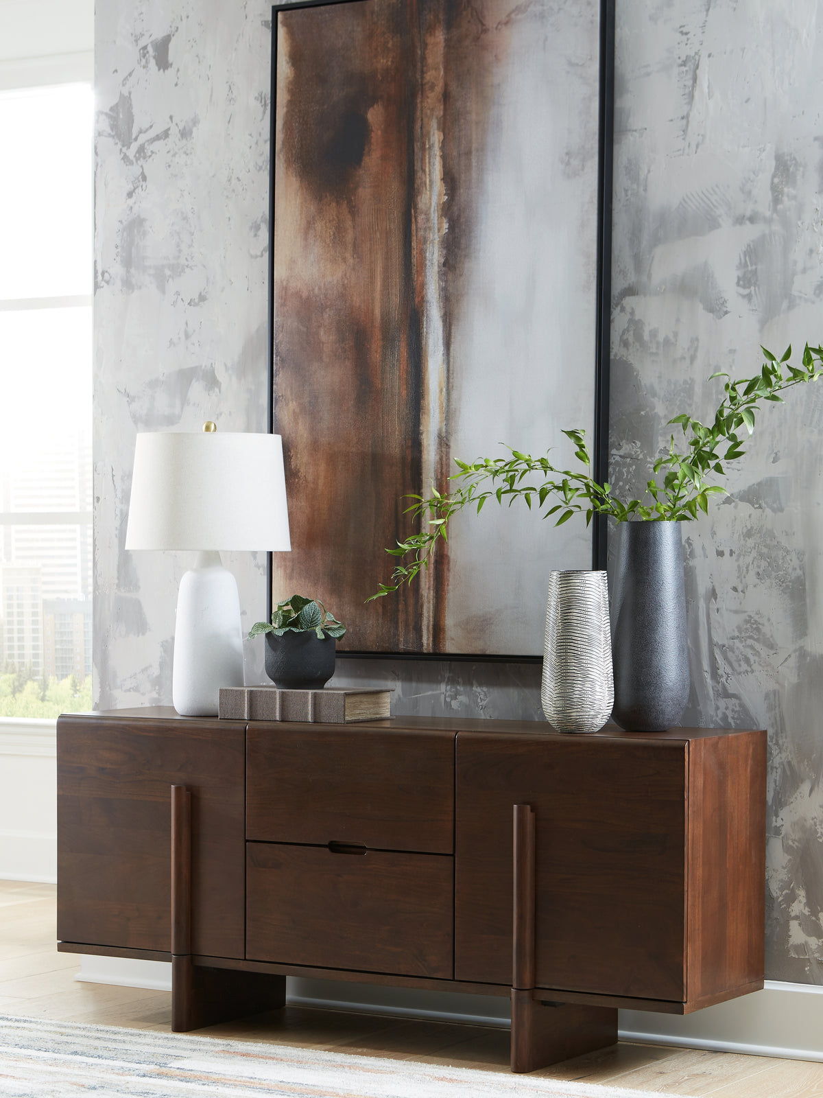 Elite Furniture Outlet - Ashley Furniture - Kydler Accent Cabinet - Accent Cabinet / Medium Brown - A4000678