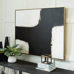 Elite Furniture Outlet - Ashley Furniture - Reighlea Wall Decor - Wall Art / Black/White - A8000352
